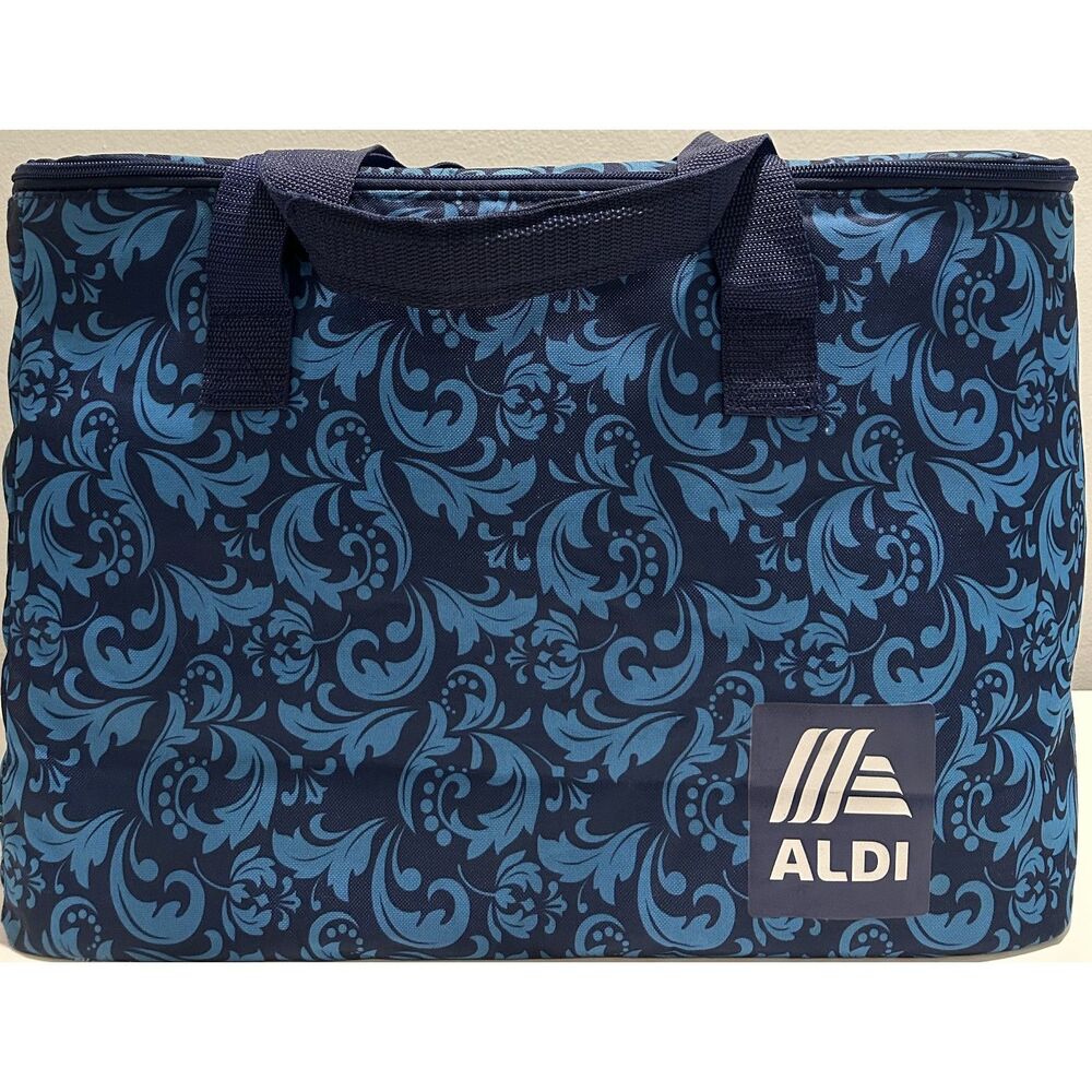 Aldi Large Insulated Freezer Blue Bag Market Shopper